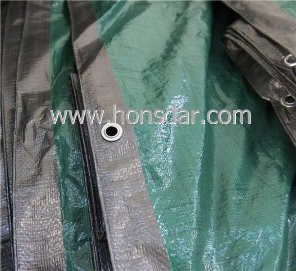 Green/Grey High Quality HDPE Tarpaulin