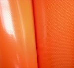 Orange PVC Tarpaulin